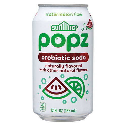 ☺︎POPLIFE☺︎ Summit Popz Probiotic Soda Watermelon Lime